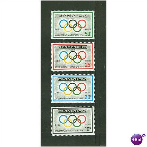 Jamaica 1976 Olympic Games Montreal Unmounted Mint NHM SG 415-418 Sc 410-413