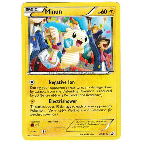 Pokemon B&W Legendary Treasures - #48/113 - Minun