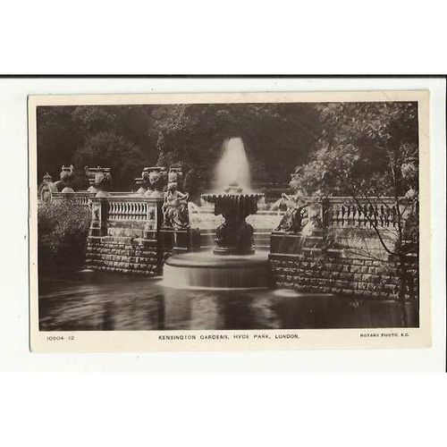 LONDON Kensington Gardens Postcard by Rotary (10504-12)
