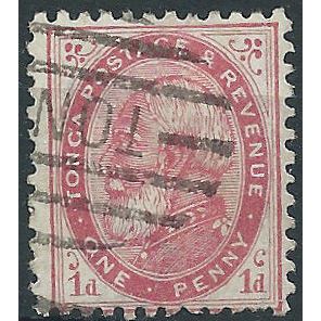 Tonga 1886 SG1ba 1d Pale Carmine Fine Used..
