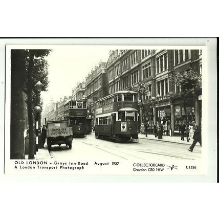 LONDON Grays Inn Road Postcard (Collectorcard C1526)