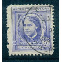 Used 862 5c Louisa Alcott Fine NA0708