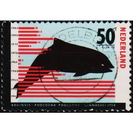 Netherlands. 1985 50c S.G.1470 Used