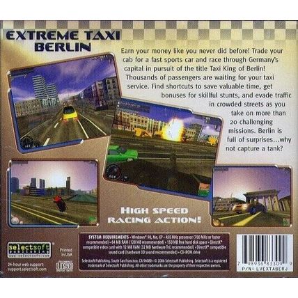 Extreme Taxi: Berlin (PC-CD, 2006) Windows 98/Me/XP/Vista/7 - NEW CD in SLEEVE