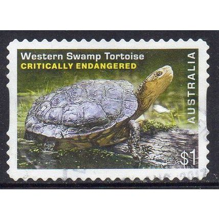 Australia 2016 Endangered Wildlife - Western Swamp Tortoise $1 s/a Used