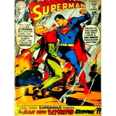 Superman 205 The Man who Destroyed Krypton by Neal Adams; Otto Binder; Al Plasti