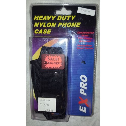 Nokia 5110 Heavy Duty Black Nylon 2 Piece Quick Release Phone Case New Old Stock