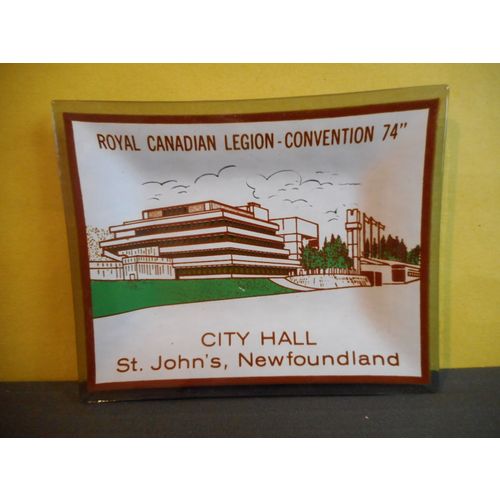 Royal Canadian Legion Convention 1974,St.John's Newfoundland,Ashtray