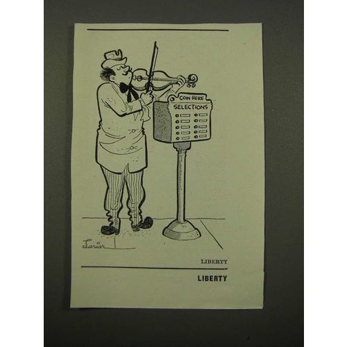 1947 Cartoon by Lawrence Lariar - Coin Here Selections