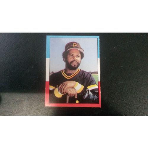 1982 Topps Stickers Card # 001 Bill Madlock Excellent (5) Pittsburgh Pirates
