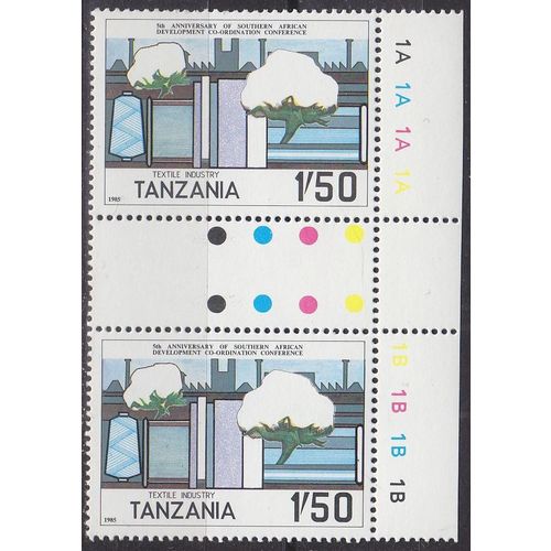 TANSANIA TANZANIA [1985] MiNr 0254 ( **/mnh ) [02] 3er Farbampel