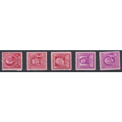861 3c Ralph Emerson Fine Plus MNH VA0921e