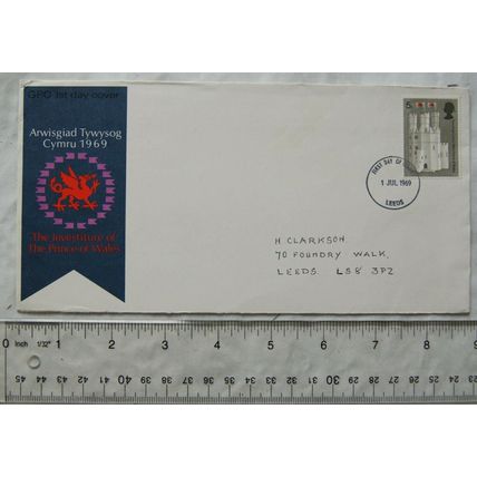 1969 GPO first day cover Investiture of The Prince of Wales