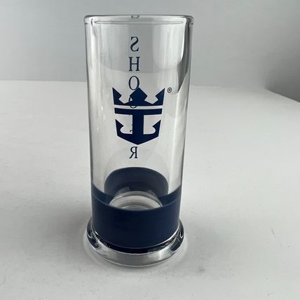 Royal Caribbean International Cruise Ship Crown Anchor Logo Shooter Shot Glass