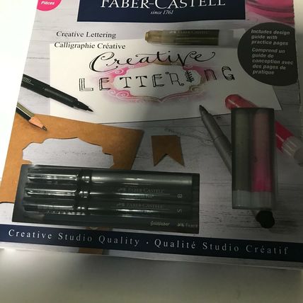 New Faber-Castell Creative Lettering Caligraphy 15 Piece Set