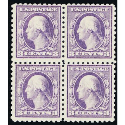 464, Mint F/VF NH/LH Scarce Block of Four Cat $460.00 - Stuart Katz