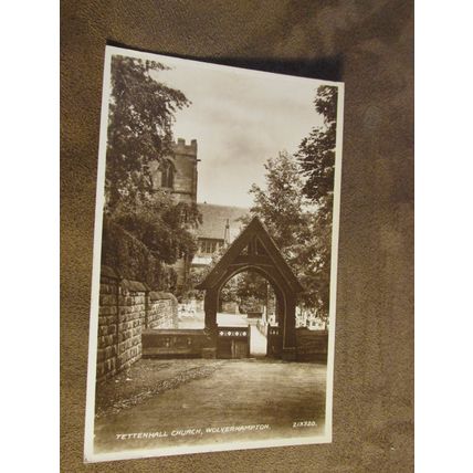 1940s Postcard - Tettenhall Church, Wolverhampton -Staffordshire / Black Country