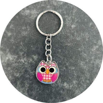 Owl Handmade Keyring Keychain Key Ring Hand Made Gift Cute 1 of 1 limited H5