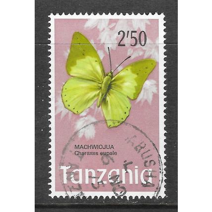 TANZANIA 1973 BUTTERFLY 2/50 USED MACHWIOJUA USED