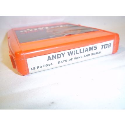 Columbia Andy Williams 'Days of Wine and Roses' 8-Track*