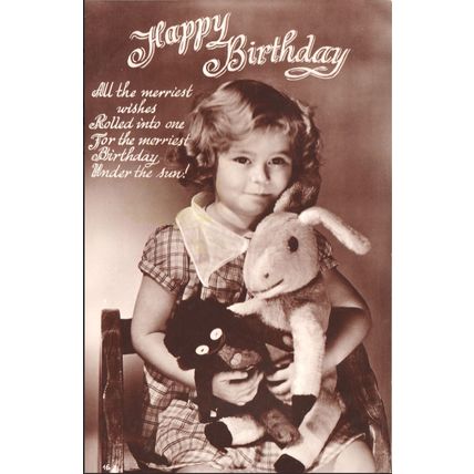 Vintage GB Birthday Card - Happy Birthday