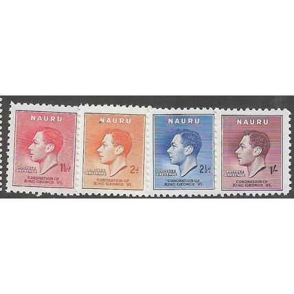 NAURU 1937 SG 44/47 - MNH (**)