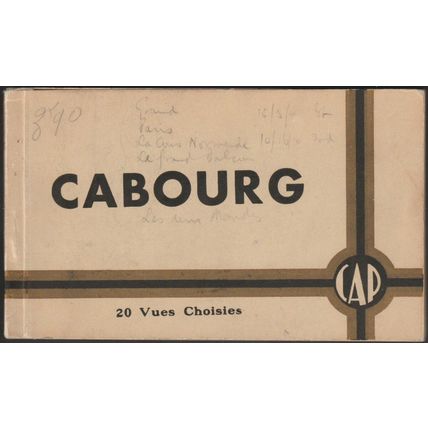 Cabourg, c.1940s - Carnet de 18 des 20 Cartes Postales - CAP