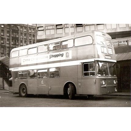 Black & White Photograph of Manchester Corporation Transport - DNF 722C