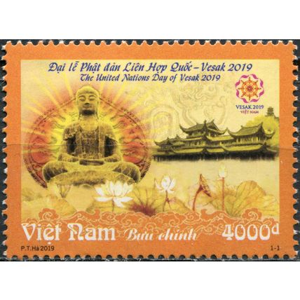 Vietnam. 2019. United Nations Day of Vesak (MNH **) Stamp