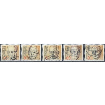 President of The Federal Republic - West Germany 1982 - F H - MiNr 1156/60