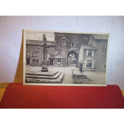 MARKET CROSS, CARTMEL, CUMBRIA unused vintage postcard by F Frith =
