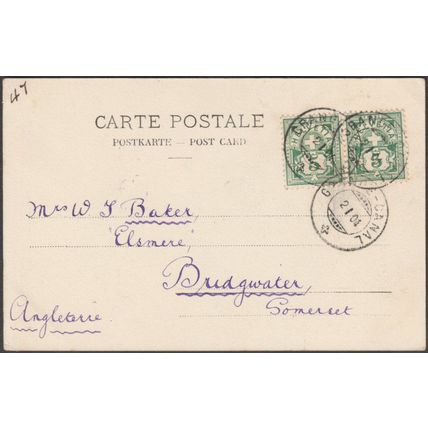 Grille des Bastions et Grand Théâtre, Genève, 1904 - Comptoir de Phototypie CPA