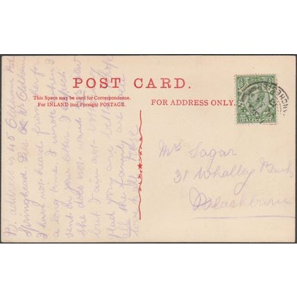 Aberdovey, Merionethshire, 1912 - Wyndham Series Postcard