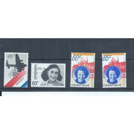 Netherlands stamps. 1980 Anniv of Liberation & Queen Beatrix MNH (AH990)