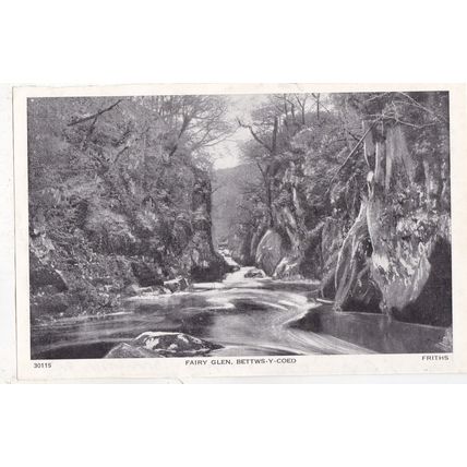 Fairy Glen Betws-Y-Coed Lettercard Page Ephemera VGC