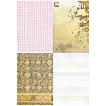 A4 Printed Paper. 10 Sheets In Assorted Designs. Cardmaking, Scrapbooking. Craft