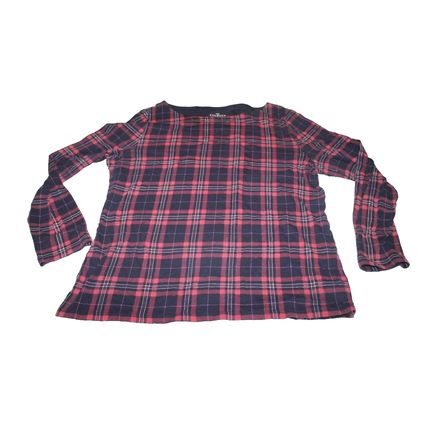 Womens Talbots Size XL Shirt Flannel Shirt Long Sleeve Plaid Fall Winter Cloths