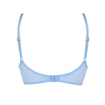AGENT PROVOCATEUR Powder Blue Casper Plunge Underwired Bra BNWT (RARE & COLLECT)