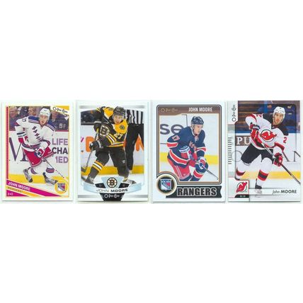 John Moore 8x incl Young Guns,Autos/Jersey,Rookie Gems Triple Diamond