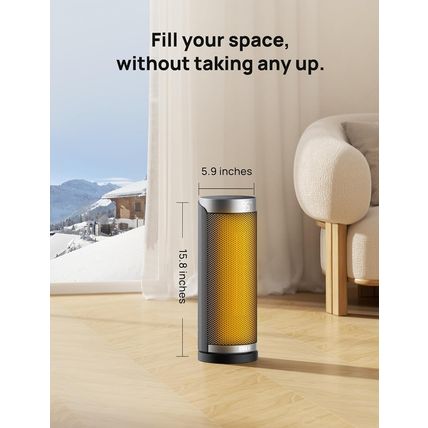 Dreo Space Heaters for Indoor Use, Electric Heater with Remote for Bedroom Large