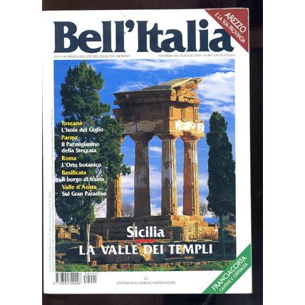 BELL' ITALIA MAGAZINE, MARCH 2003, NO.205, IN ITALIAN Sicilia La Valle Dei Templ