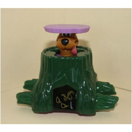 1998 Wendys Scooby Doo Zombie Island Scooby Rolling Tree Stump