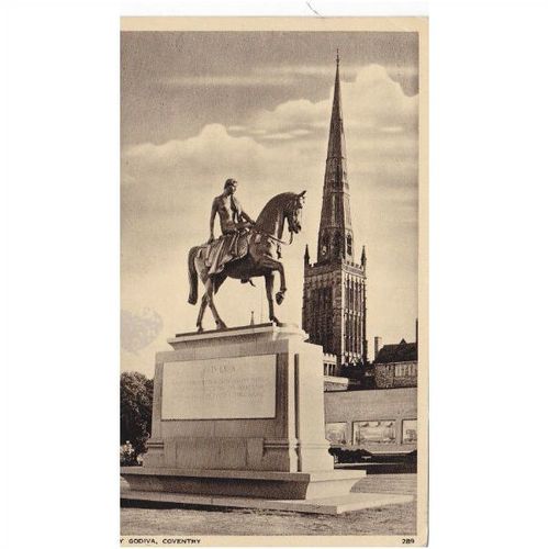 Lady Godiva Coventry, Good Slogan Warwickshire Postcard (War6798)