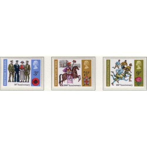 GB 1971 SG887 - 889 EVENTS ON STAMPS UNMOUNTED MINT (Ra)