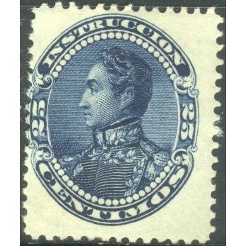 Venezuela 1893 - SG157 - 25c blue - Bolivar - MH