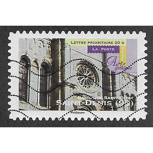 FRA 2011 (58c) 'GOTHIC ART - SAINT-DENIS 93' FINE USED (EBID56-613)