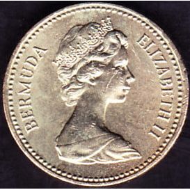 1983 Bermuda 1 Dollar Coin