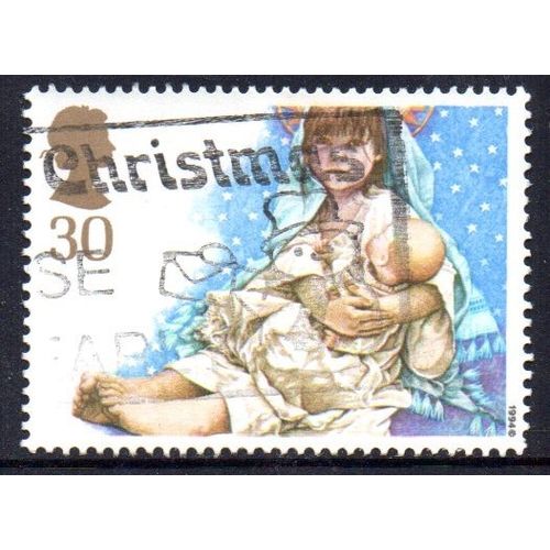 GB 1994 Christmas - Nativity Plays - Mary With Doll 30p Used