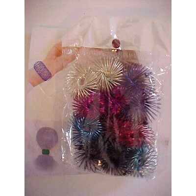 Multicolor Scrunchies Metal SET 12 Hair Ties or Bangle Bracelets