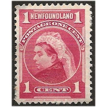 Newfoundland 1898 SG84 1c Carmine Mounted Mint . .. .